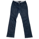 Rocawear Vintage Navy Patent Black R’s Flared Womens Jeans (30W)