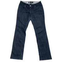 Rocawear Vintage Navy Patent Black R’s Flared Womens Jeans (30W)