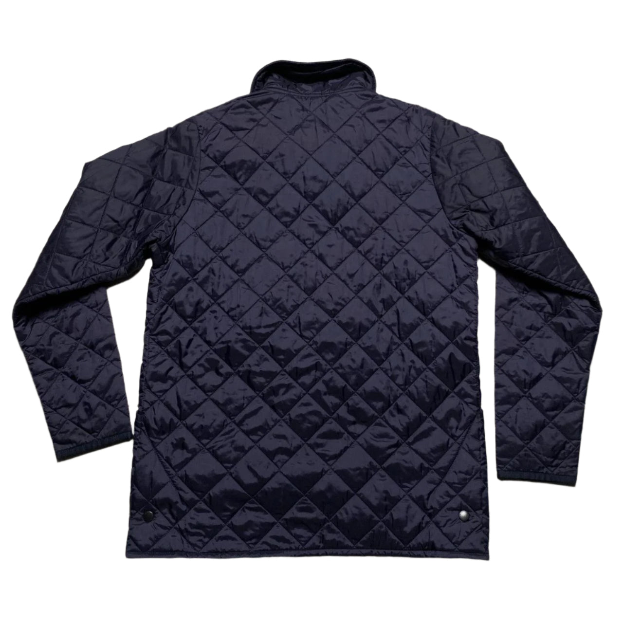 Barbour Navy And Black Quilted Jacket (S)