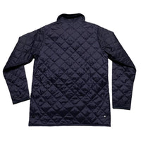 Barbour Navy And Black Quilted Jacket (S)