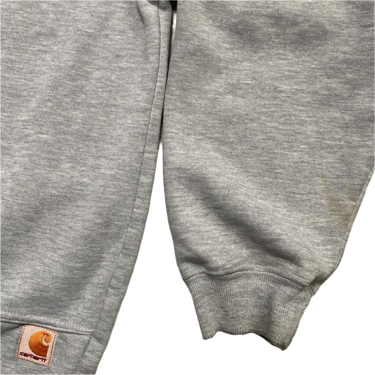 Carhartt Vintage 90’s Grey and White Jumper (XL)