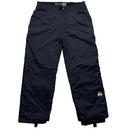 Quiksilver Black and White Cargo Combat Ski Salopette Trousers (L)