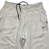 Nike Air Max White and Silver Slim Joggers (XL)