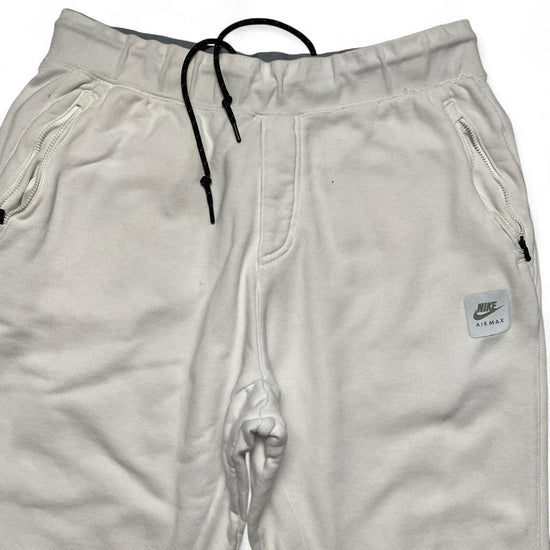 Nike Air Max White and Silver Slim Joggers (XL)