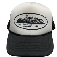 Corteiz Black and White Trucker Cap