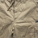 Nike Vintage y2k Baggy Cargo Shorts Cream and Grey Swoosh (XL)