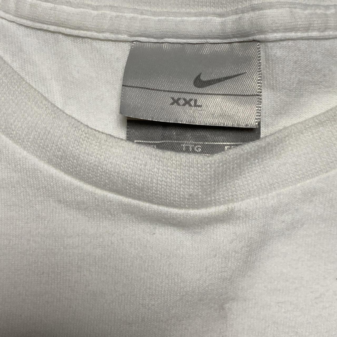 Nike Air Max Vintage y2k White Black and Yellow T Shirt (2XL)