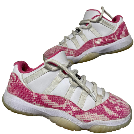 Jordan 11 Low Pink Snakeskin and White (UK 6)