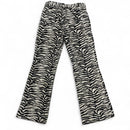Bettys Blue Vintage Zebra Felt Flared Trousers