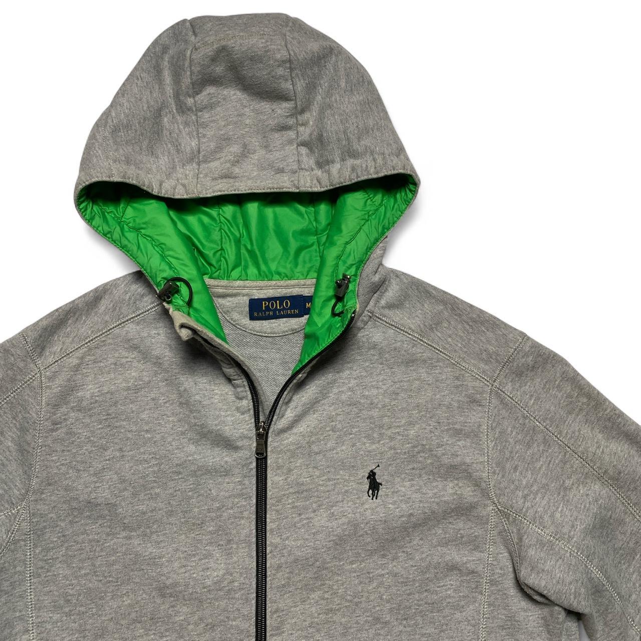 Polo Ralph Lauren Grey and Green Black Polo Hoodie (M)