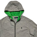 Polo Ralph Lauren Grey and Green Black Polo Hoodie (M)