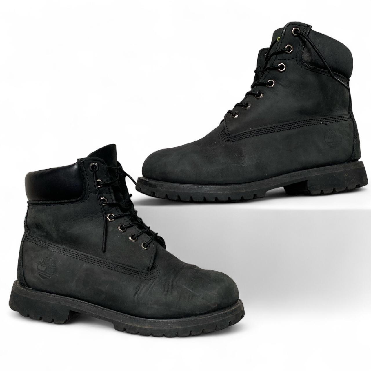 Timberland Black Nubuck High Boots (UK 9)