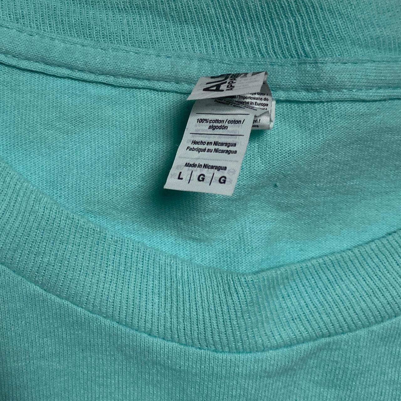 Fuck Off and Co Tiffany and Co Spoof Light Blue and Black Long Sleeve T Shirt (L)