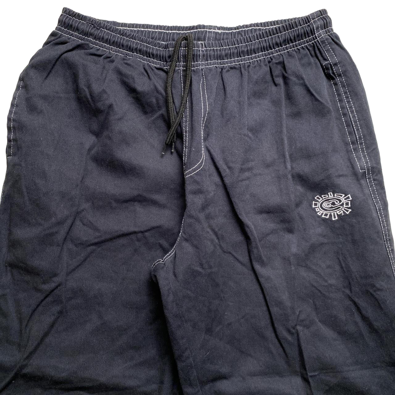 Always Do What You Should Do Black and White Cargo - Relaxed Skate Pants - Trousers (M)