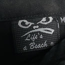 Lifes a Beach No Fear Eyes Cargo Trousers Black and White (32W)