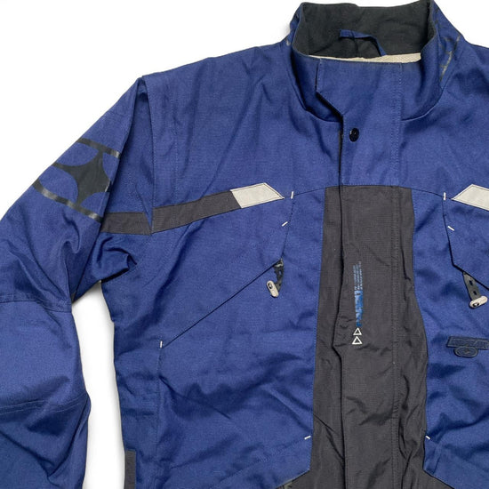 No Fear MX ON Blue and Black Biker Jacket (M)