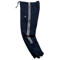 Adidas Navy and White Shell Trackpant Bottoms (S)