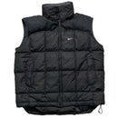 Nike Vintage y2k Black and White Puffer Gilet (L)