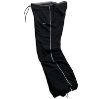 Nike Black and White Baggy Shell Trackpant Bottoms (M)