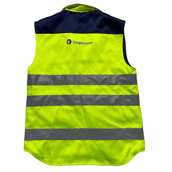 Stagecoach Reflective Reversible Navy Gilet (S)