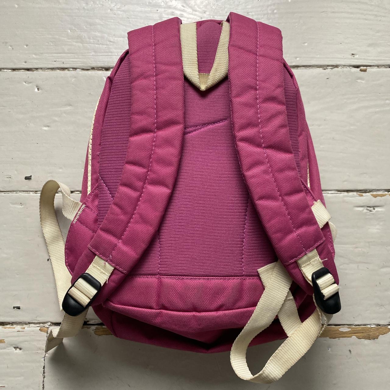 Nike Vintage Pink and White Swoosh Backpack Bag