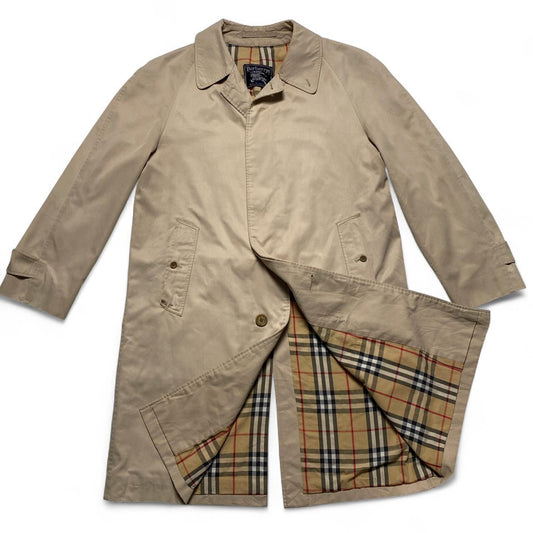 Burberry Vintage Womens Beige Trench Coat
