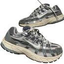 Nike p-6000 Grey White and Blue Trainers (UK 6.5)