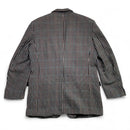 Burberry Vintage Burberrys Black White and Green Tweed Blazer Suit Jacket (L)