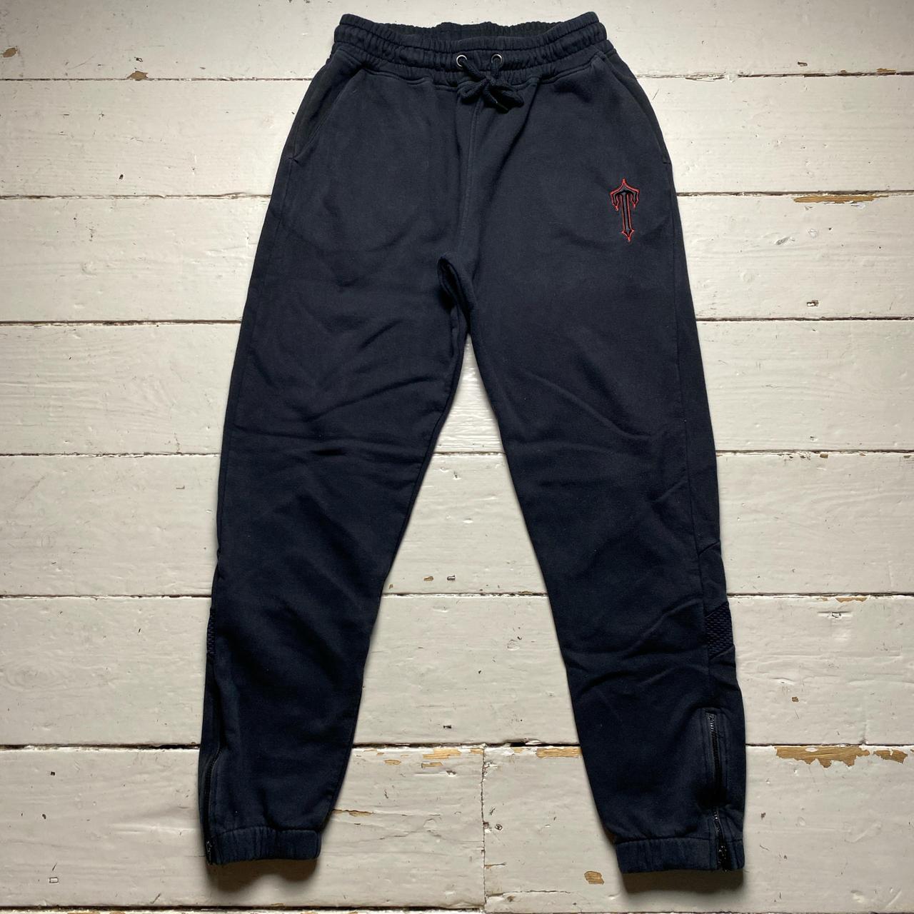 Trapstar Irongate Black and Red Tracksuit