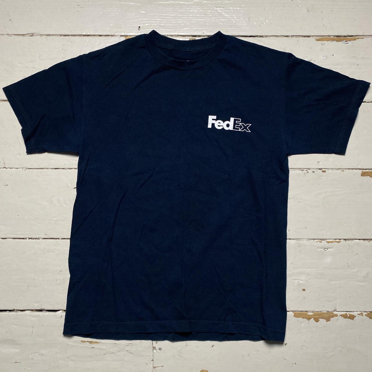 FedEx Navy and White T Shirt