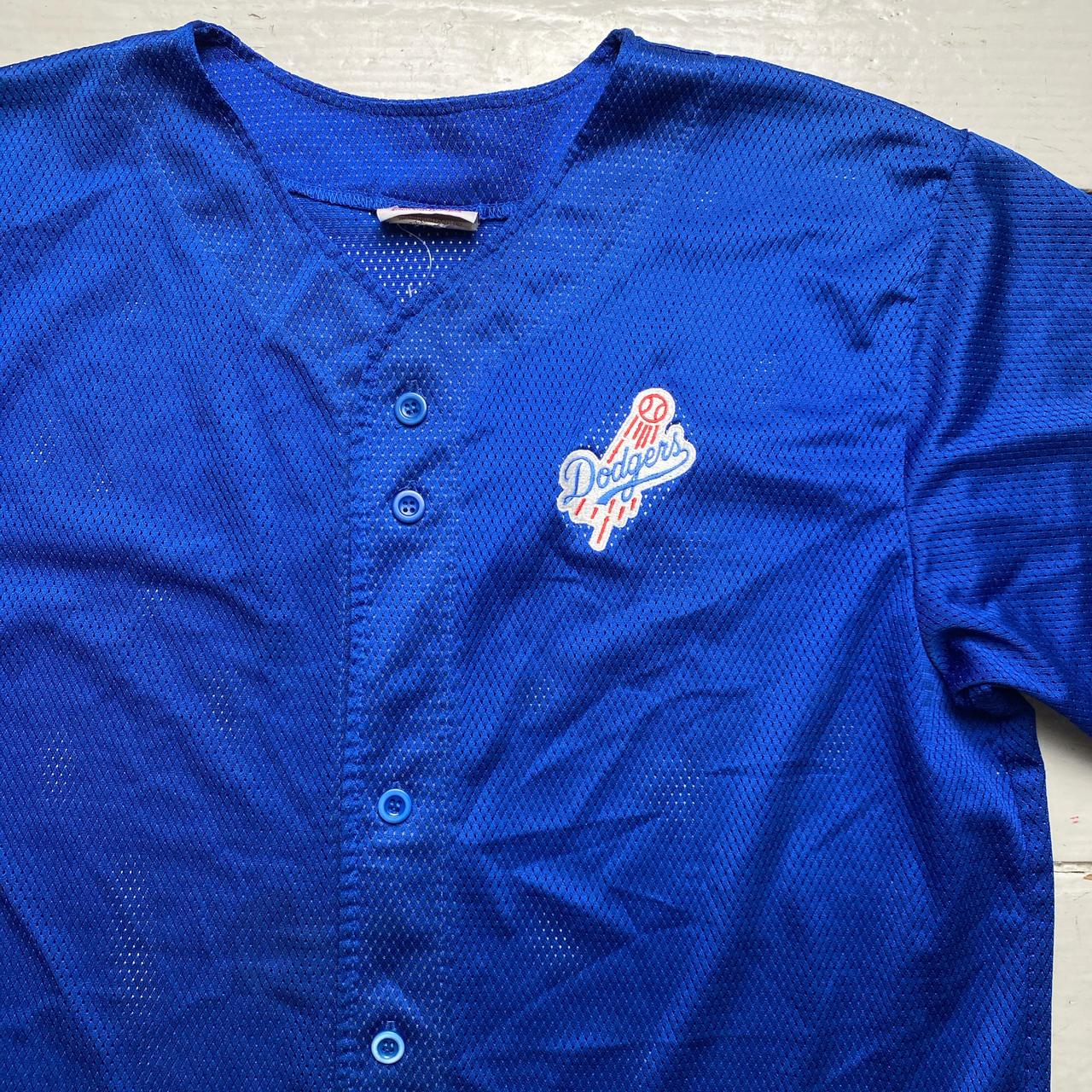 LA Dodgers Vintage Baseball Button Up Jersey Levy Restaurant