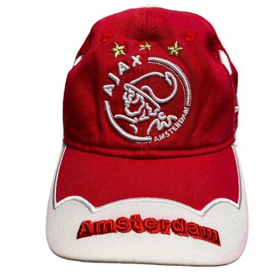 Ajax Red and White Football Cap