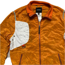 Costume National Orange Lightweight Womens Windbreaker Grande Ballroom Jacket (XS)