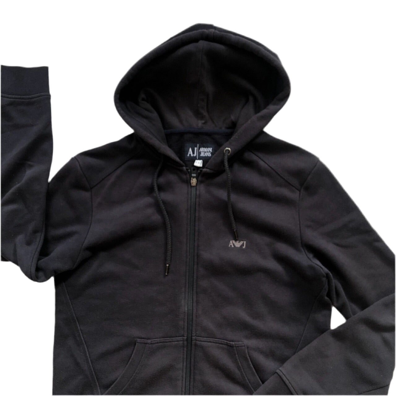 Armani Jeans Black Hoodie (L)