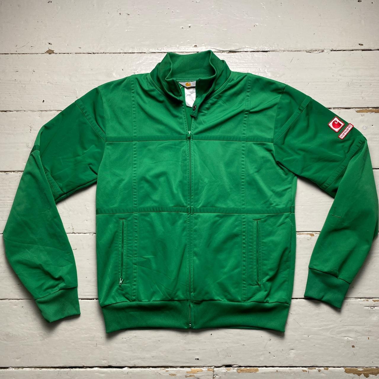 Carhartt WIP Outdoor Gear Green and Red Patch Jacket