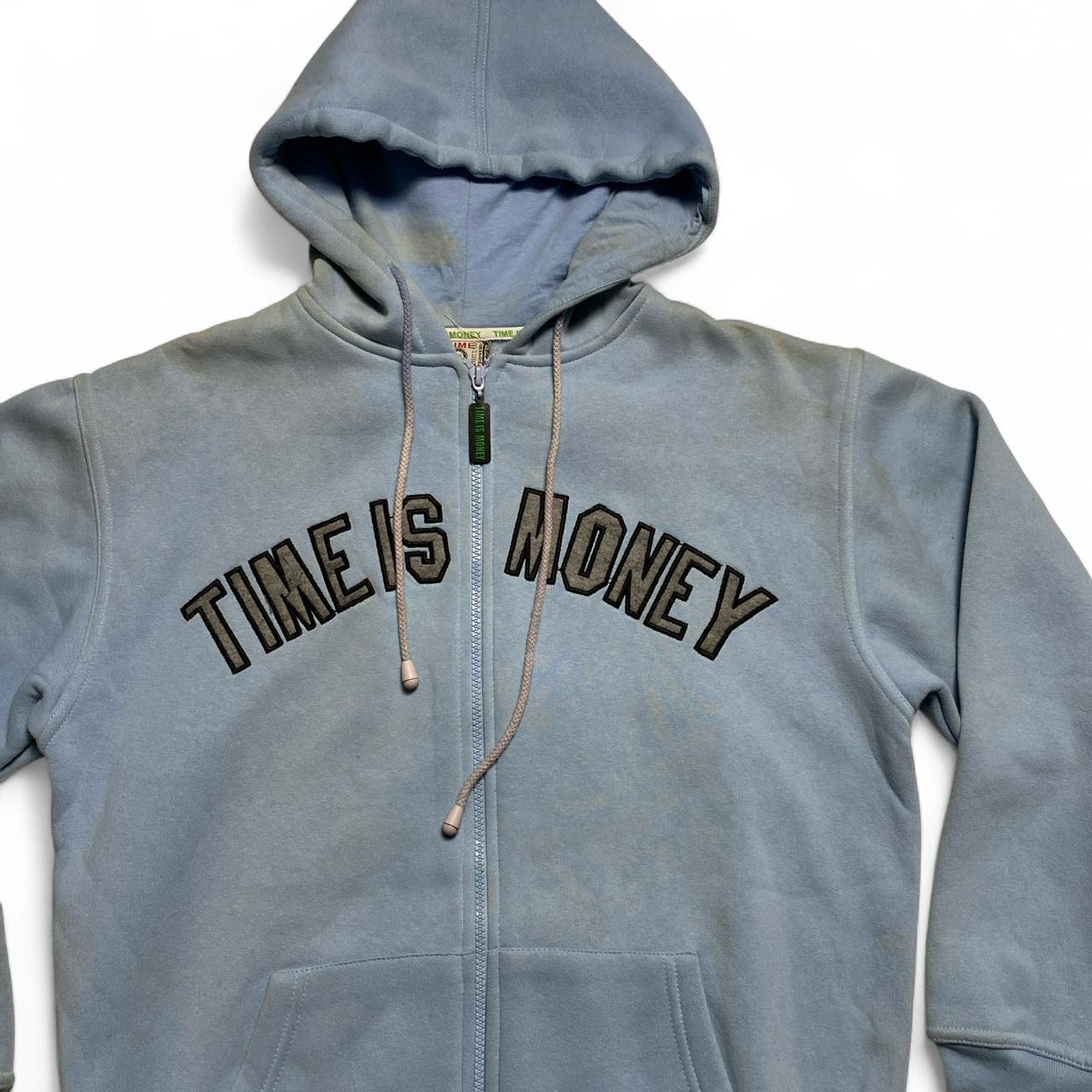 Time is Money Vintage y2k Baby Light Blue Air Force Embroidery Tracksuit (S)