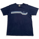 Nike Swoosh Navy Baby Blue Vintage y2k T Shirt (M)