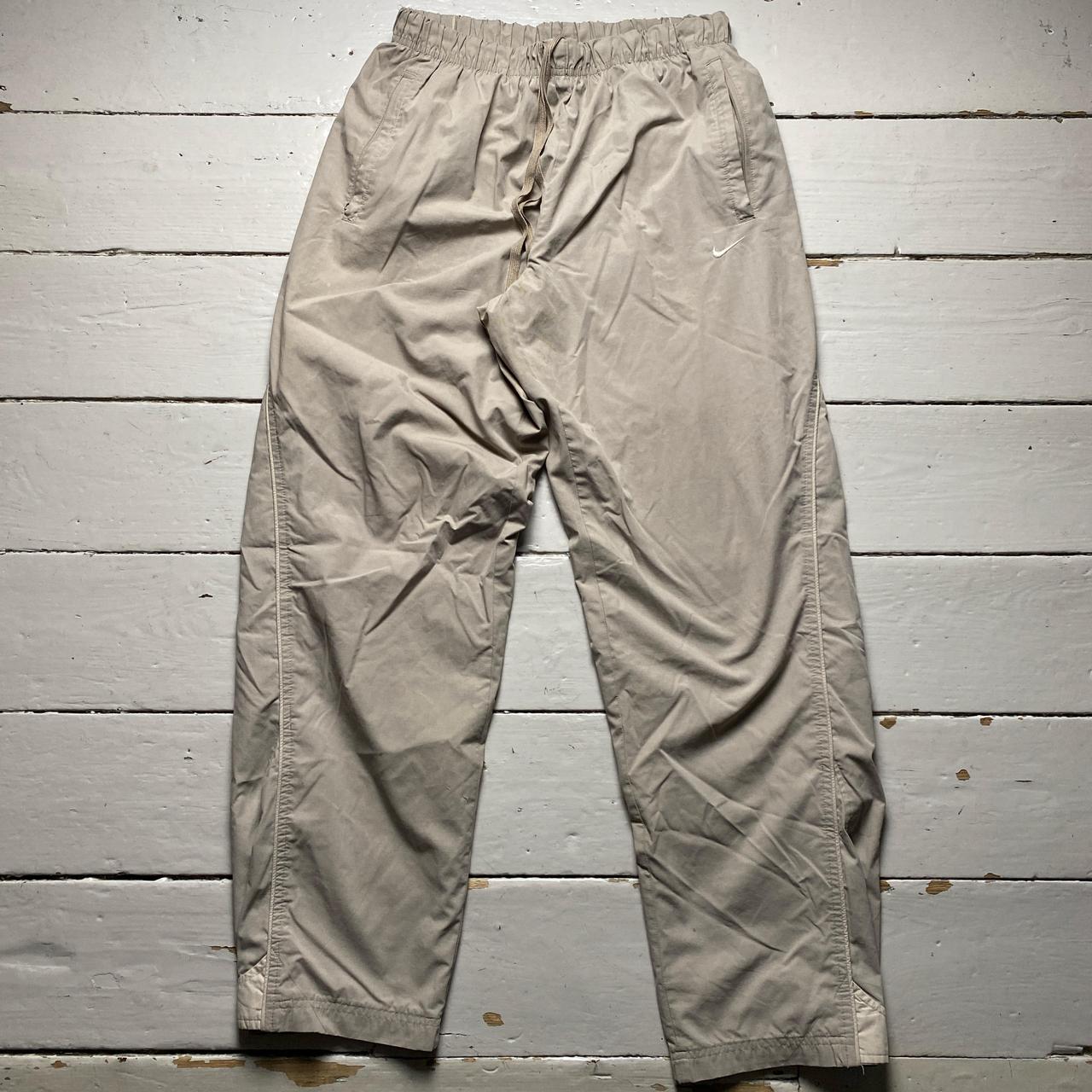 Nike Vintage Cream Shell Trackpant Baggy Bottoms