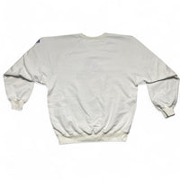 Adidas Equipment Blue and White Vintage Jumper (S)