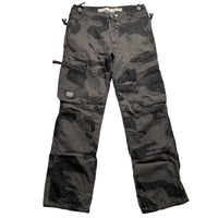 Zoo York Vintage Camouflage Cargo Army Combat Trousers Grey (32W)