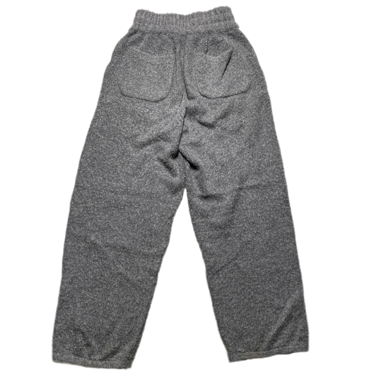 Cole Buxton Grey and Black Wool Baggy Joggers