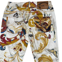Just Cavalli Printed Butterfly Flowers and Birds Jeans (29W)