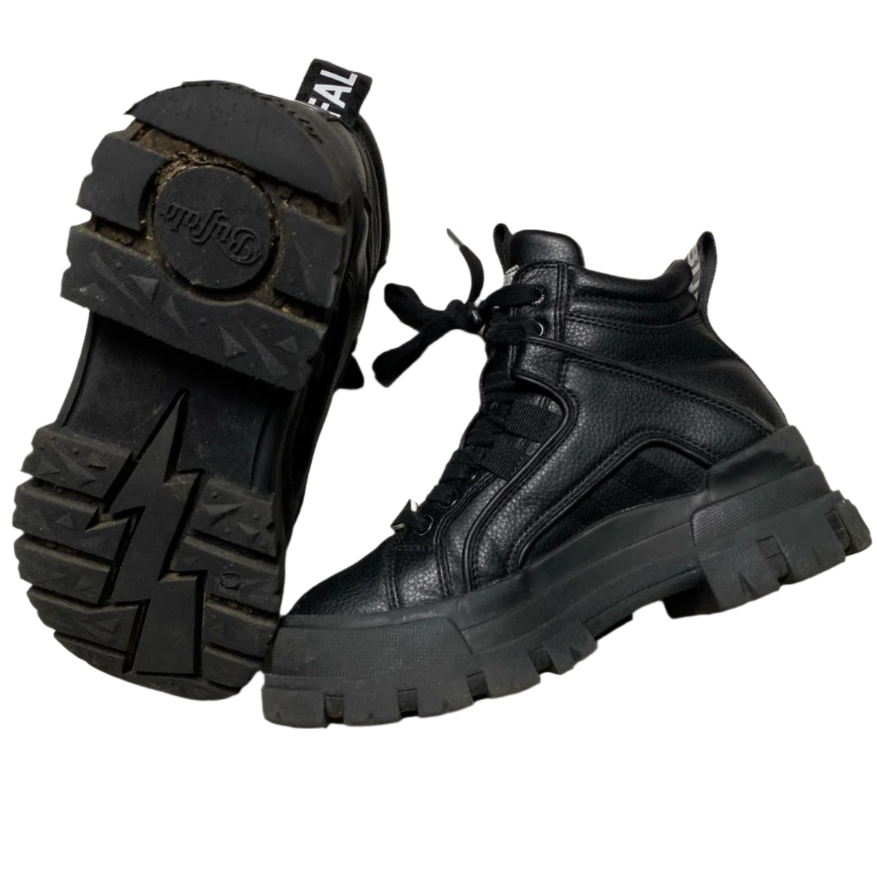 Buffalo London Black High Boots (UK 5)