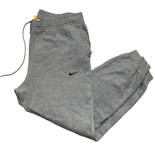 Nike Nocta Grey and Black Baggy Joggers (2XL)
