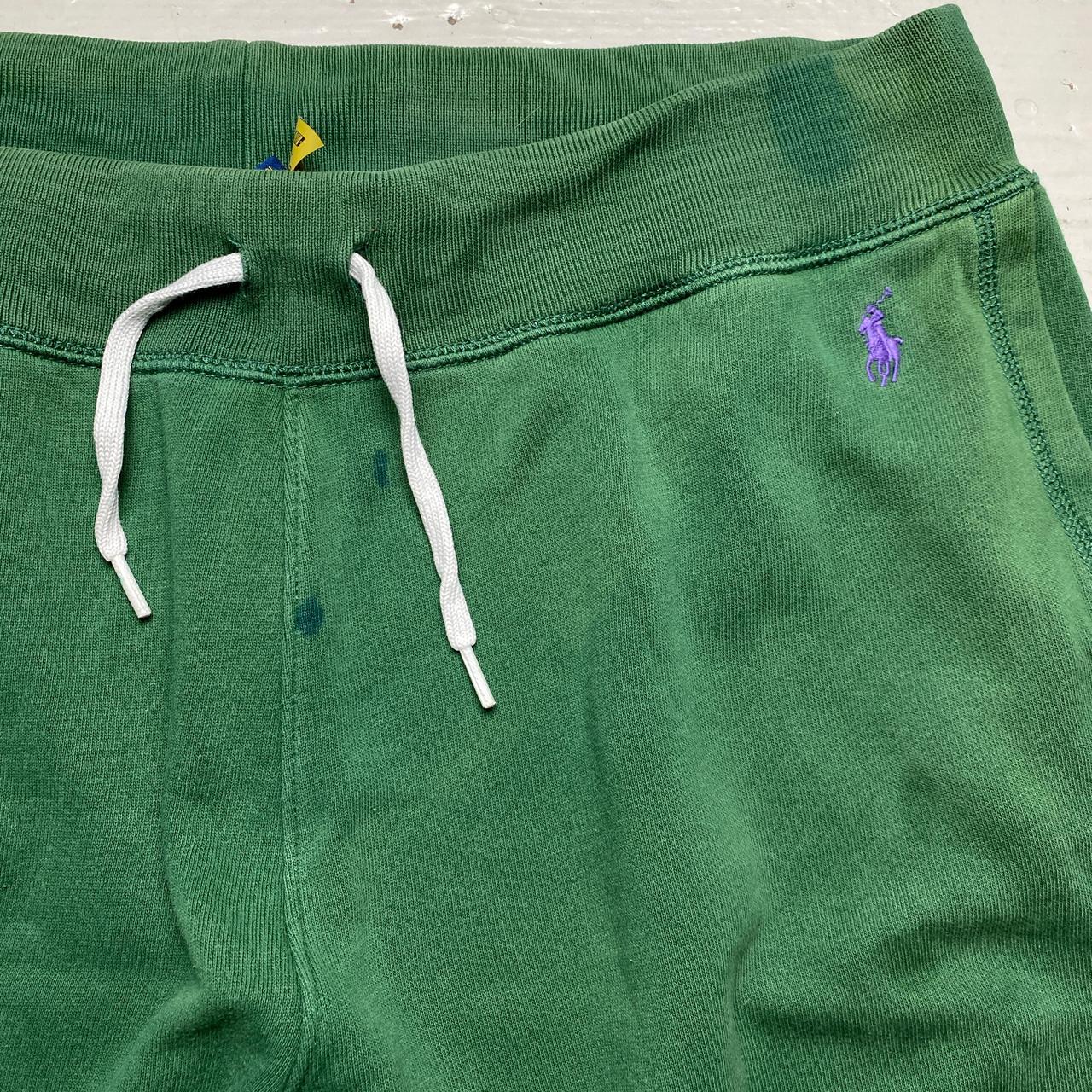 Polo Ralph Lauren Green ad Purple Pony Womens Joggers (L)