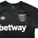 West Ham United Umbro Black and White Training Football Jersey (L)
