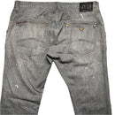 Armani Bleach Distressed Grey Jeans (38W)