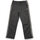Adidas Grey and White Shell Trackpant Bottoms (L)