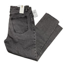 Good American Grey Stonewashed Distressed Womens Jeans (10)