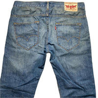 Levis 504 Vintage Baggy Light Blue Jeans (32W)